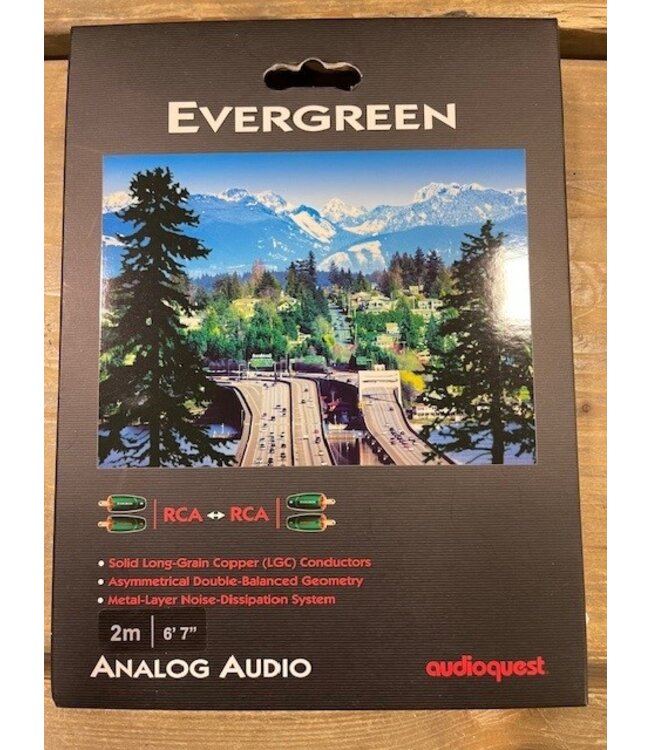 Audioquest Evergreen RCA - RCA 2 meter - Analoge Interlink
