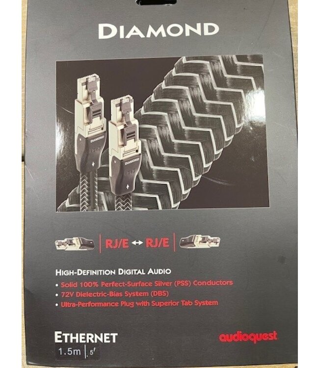 Audioquest Diamond RJ/E 1,5 meter - Internetkabel