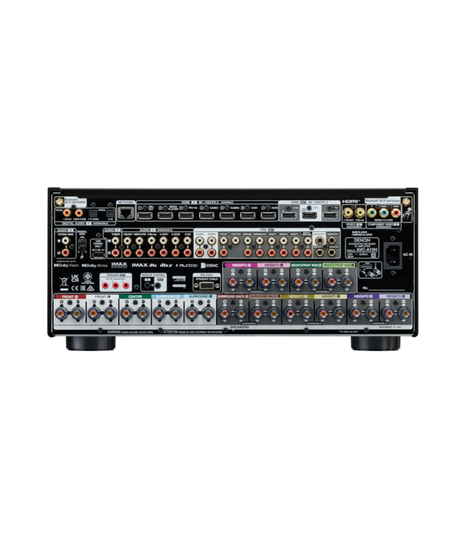 Denon Denon AVC-A10H – 13.4-kanaals AV-versterker, 150W/kn, Dolby Atmos, DTS:X Pro, Auro-3D, IMAX Enhanced, 8K Ultra HD, HEOS, Audyssey XT32 & Dirac Live ready