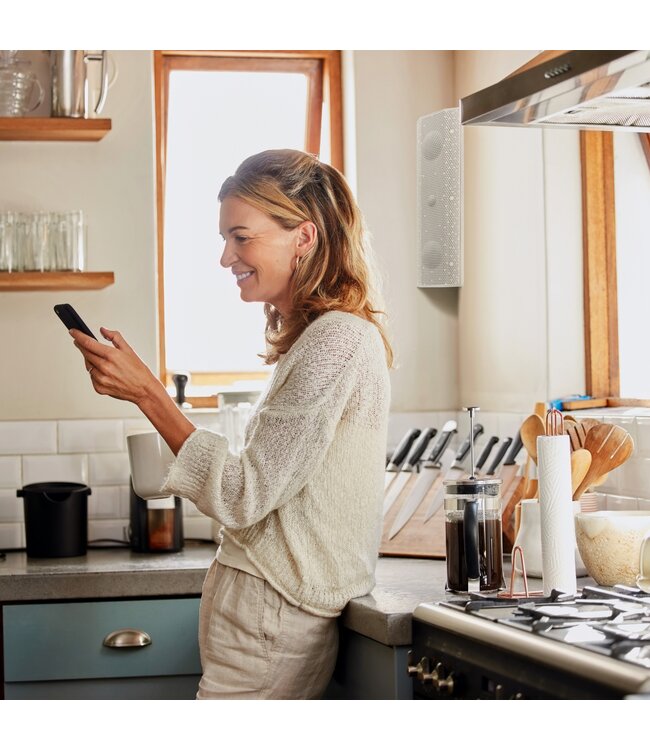 Lithe Audio 06811WEU iO1 WIFI Speaker met WiSA Wit (Set van 2) - On-wall Luidsprekers