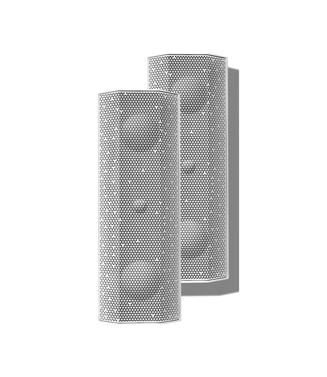 Lithe Audio 06811WEU iO1 WIFI Speaker met WiSA Wit (Set van 2) - On-wall Luidsprekers