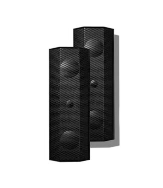 Lithe Audio 06810EU iO1 WIFI Speaker Zwart (Set van 2) - On-wall Luidsprekers