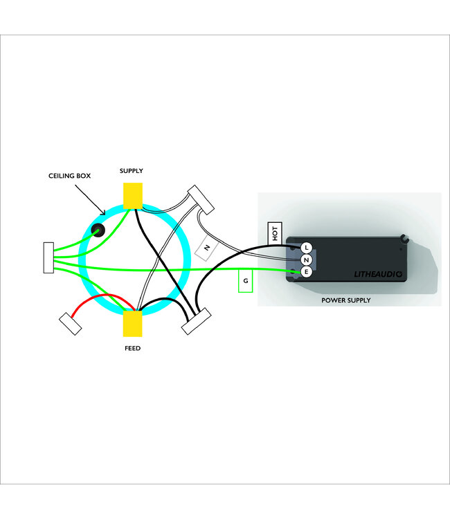 Lithe Audio 01655 Spare Universal Power Driver - Voedingsadapter