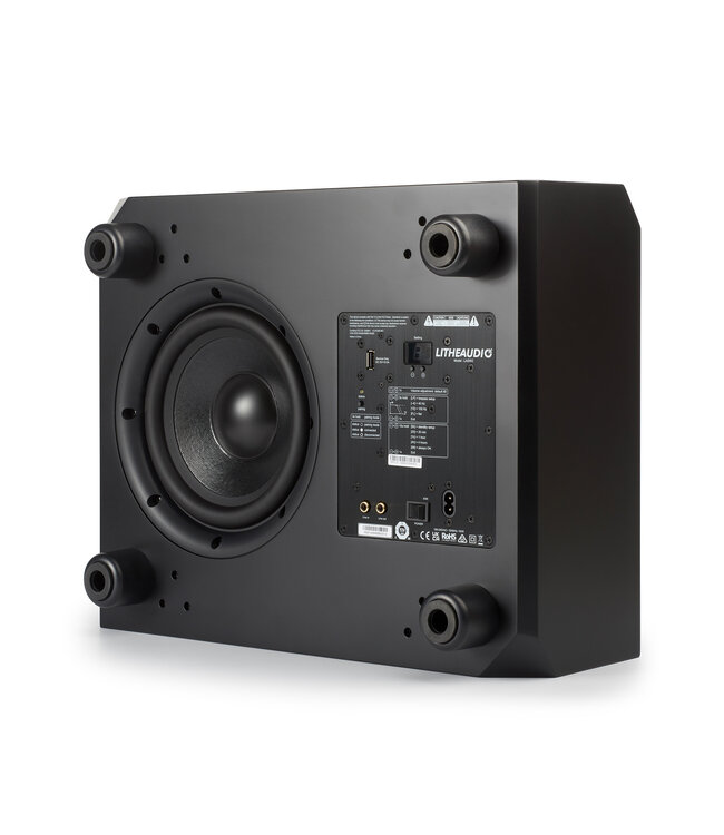 Lithe Audio 06540 WiSA 8" sub Zwart - Subwoofer