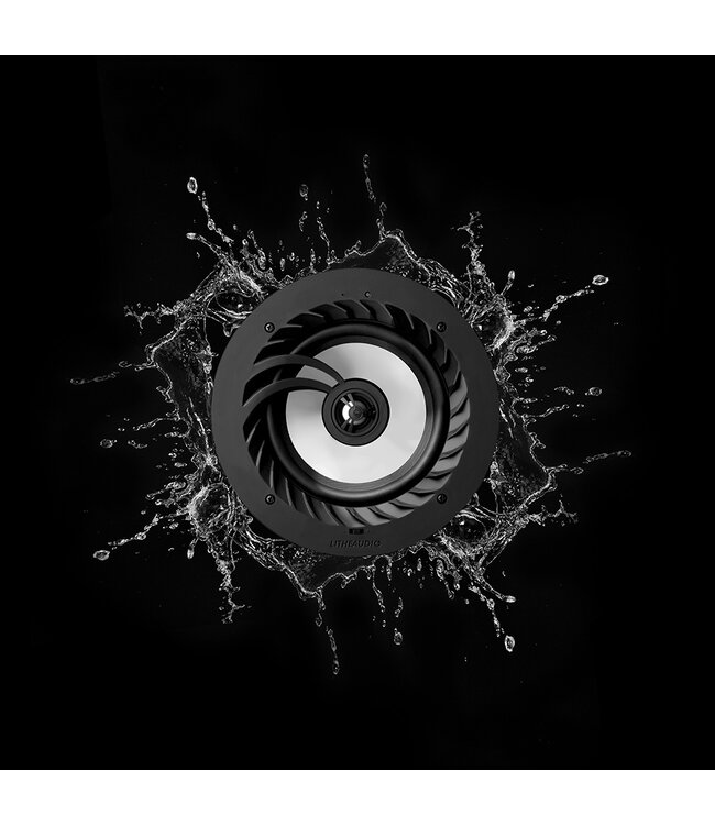 Lithe Audio 03210 Bluetooth IP44 wireless 6.5 inch (97 mm) - Plafond Inbouw Luidspreker