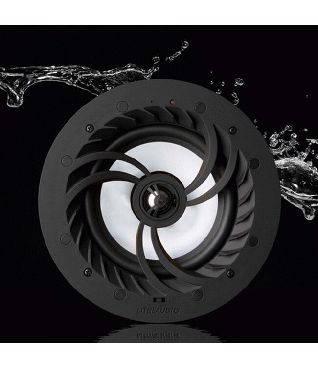 Lithe Audio 06601EU 6,5 inch (95 mm) WiFi IP44 multi-room - Plafond Inbouw Luidspreker