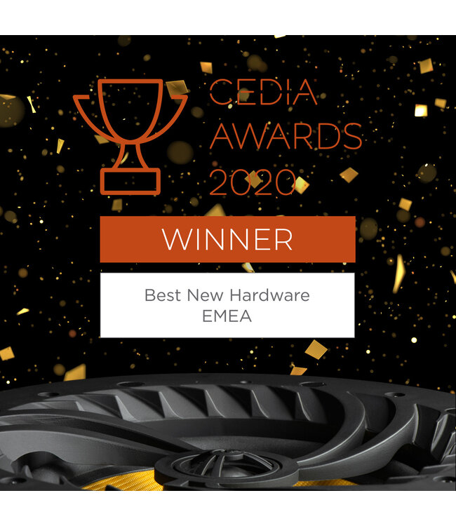 Lithe Audio 06515 Pro Series met POE (Set van 2) 6,5 inch (110mm) - Wi-Fi Plafond Inbouw Luidsprekers