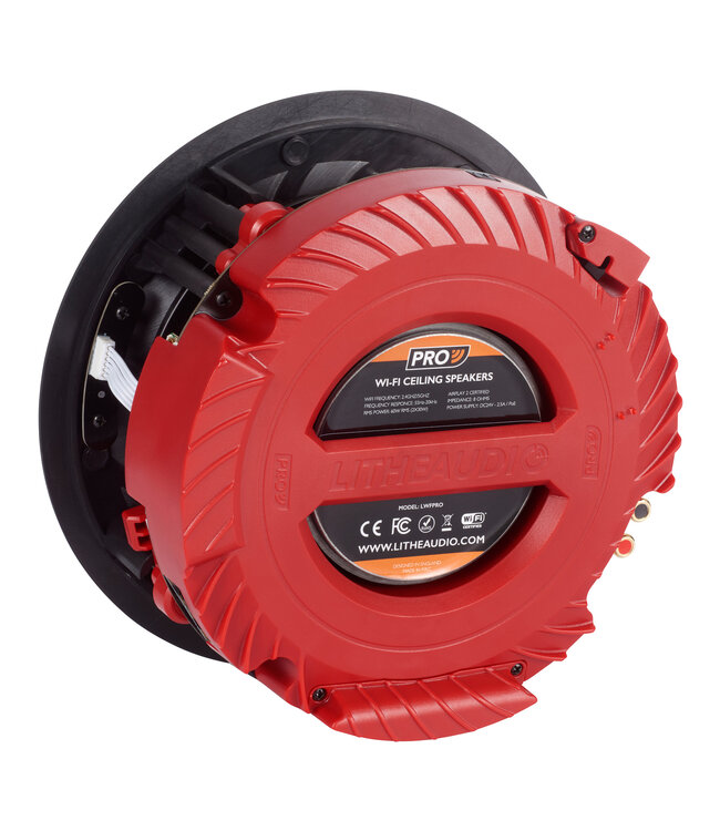 Lithe Audio 06514 Pro Series met POE 6,5 inch (110mm) - Wi-Fi Plafond Inbouw Luidspreker