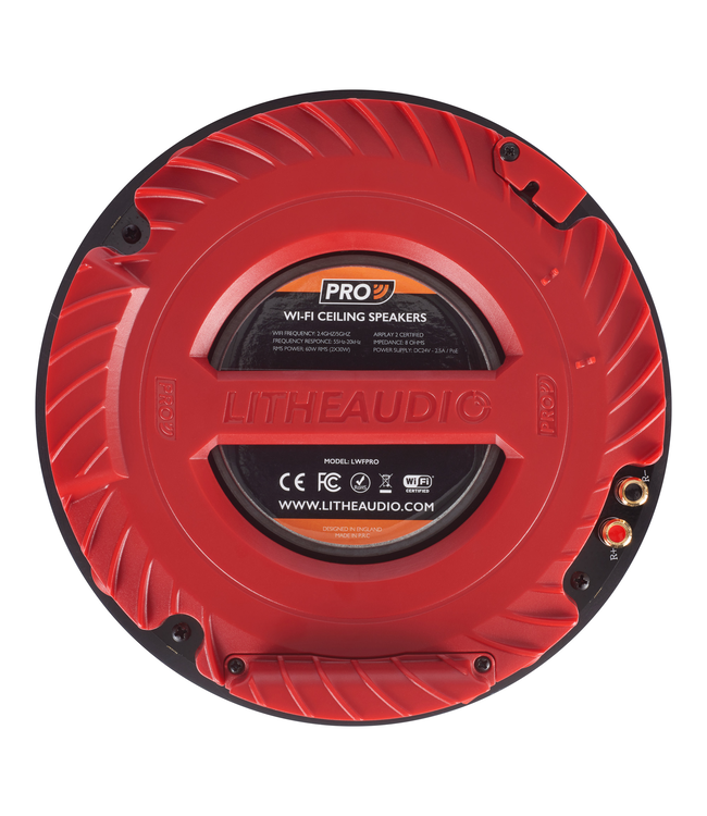 Lithe Audio 06500EU Pro Series 6,5 inch (110mm) - Wi-Fi Plafond Inbouw Luidspreker