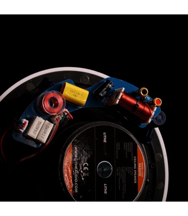 Lithe Audio 01554 6.5 inch (87 mm) stereo - Plafond Inbouw Luidspreker