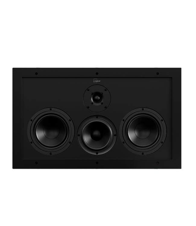 Lyngdorf D-60C 2x 6,5 inch/5 inch (100mm) - Wand Inbouw Center Luidspreker