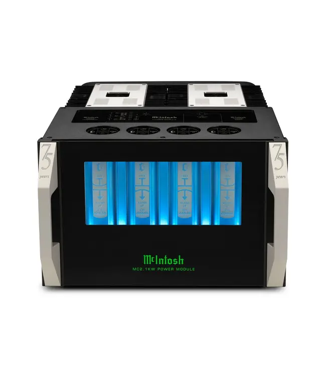 McIntosh MC2.1KW mono eindversterker met 2000W Autoformer en tri-chassis ontwerp