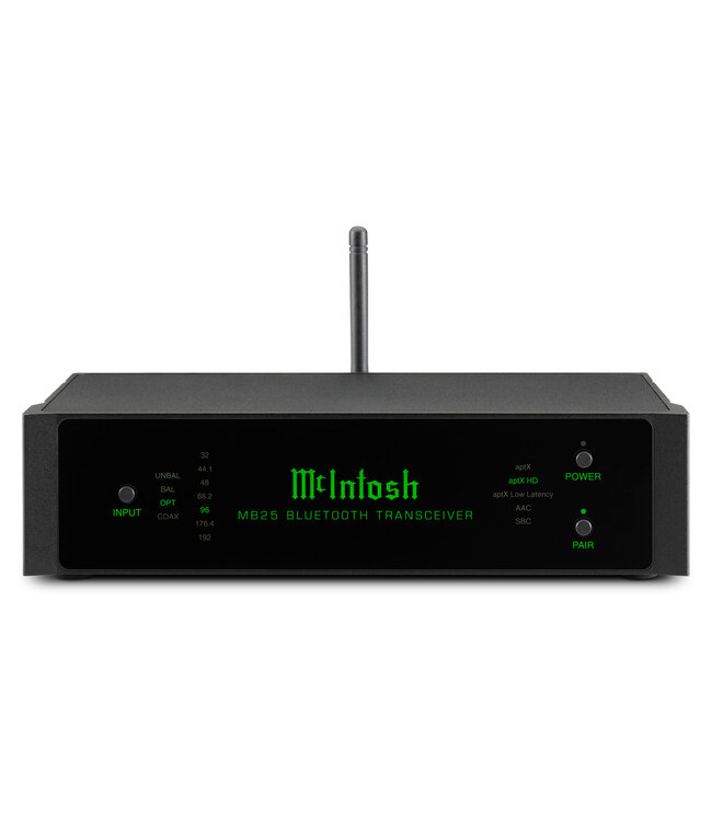 McIntosh MB25 Bluetooth transceiver met aptX HD, XLR en digitale aansluitingen