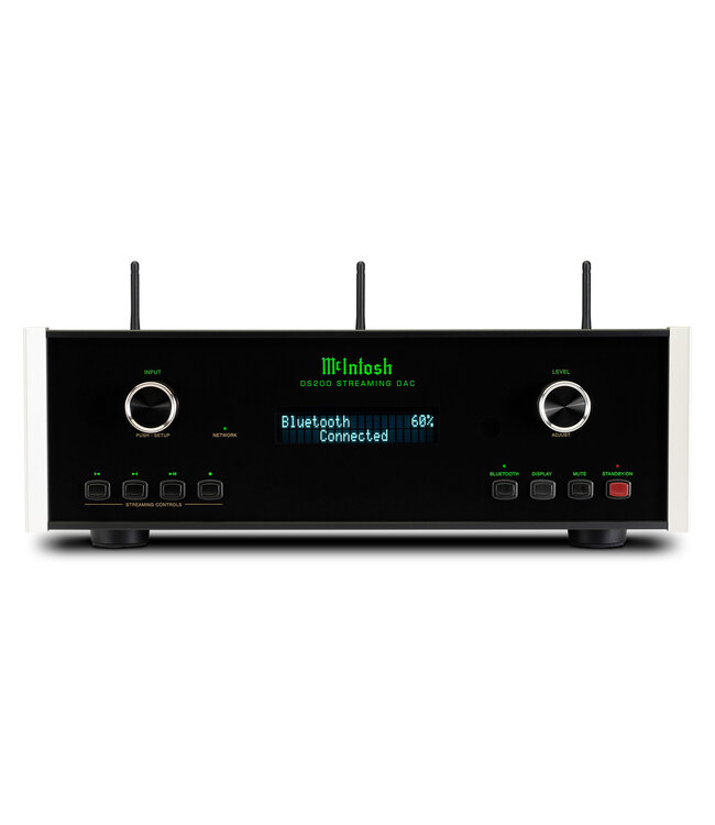McIntosh DS200 - Streaming DAC met AirPlay, Roon, HDMI ARC en Quad Balanced DAC