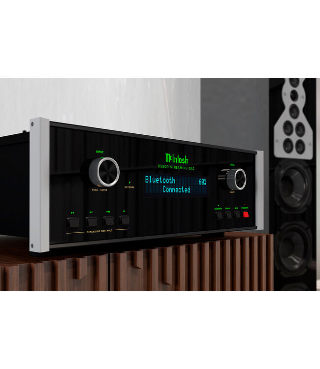McIntosh DS200 - Streaming DAC met AirPlay, Roon, HDMI ARC en Quad Balanced DAC