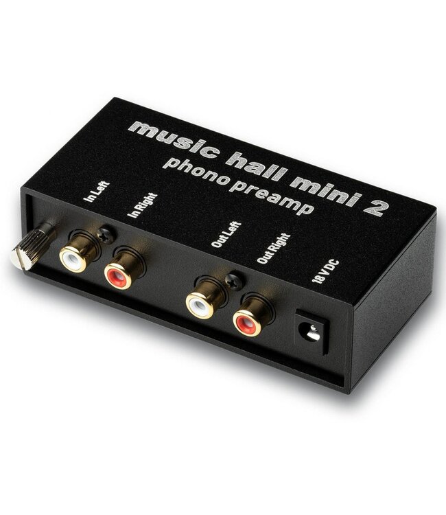 Music Hall Mini2 Zwart - Phono Voorversterker