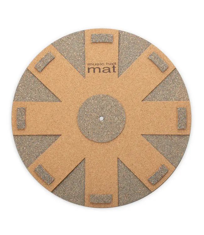 Music Hall Aztec Blue Cork Record Mat - Draaitafelmat