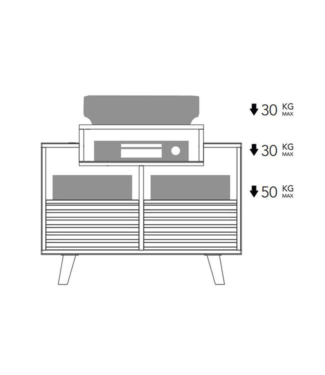 NorStone Oslo Vinyl 800 - Audio Meubel