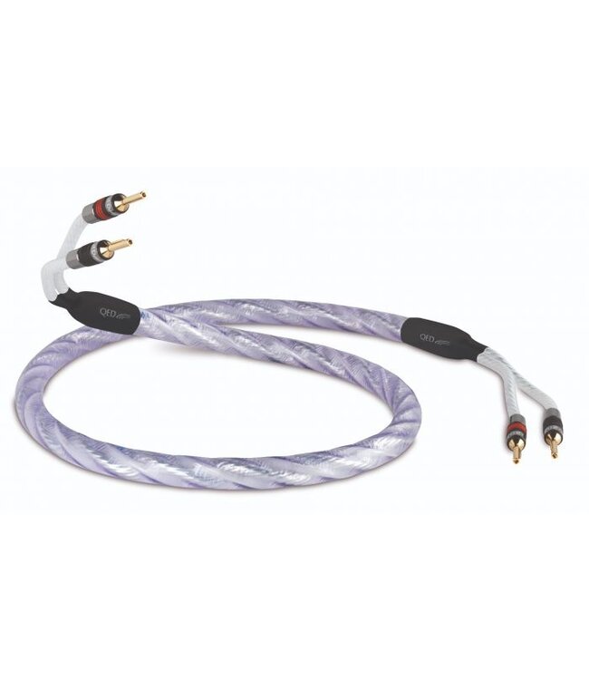 QED Signature Genesis Silver Spiral - Luidsprekerkabel