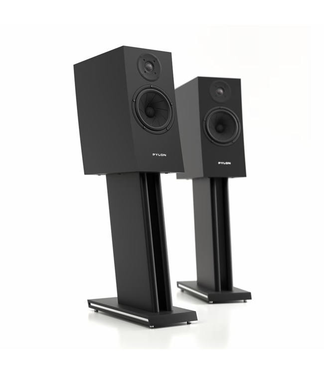 Pylon Audio Jasper monitor 18 ACTIVE (Set van 2) - Draadloze Boekenplank Luidsprekers
