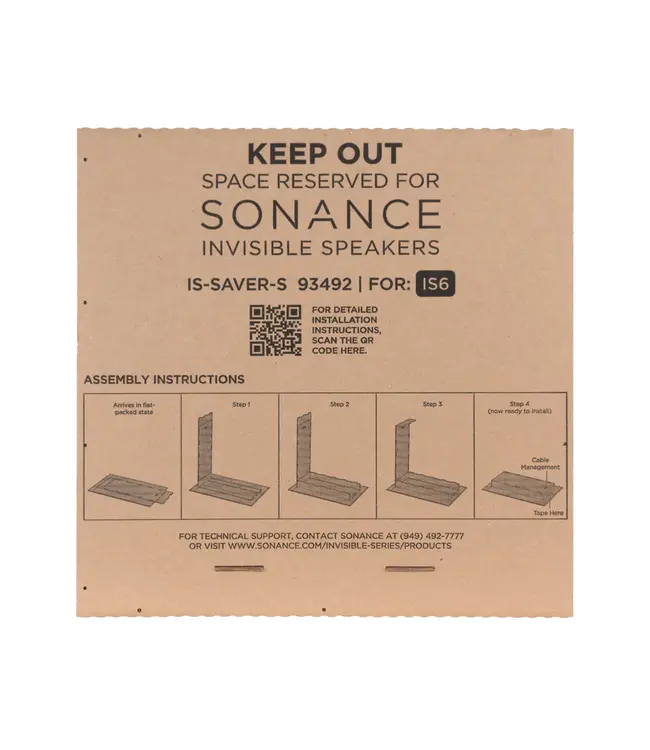 Sonance SMALL IS SPACE SAVER (Set van 4) - Voor de Sonance IS6, IS6T