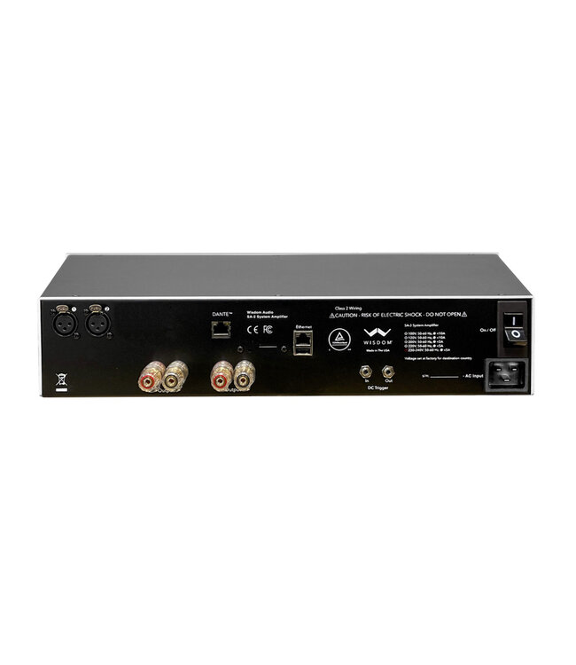 Wisdom Audio SA-2 DSP - 2-kanaals Eindversterker