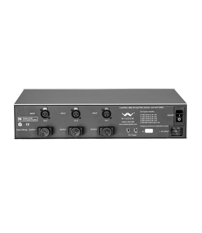 Wisdom Audio SA-3 - 3-kanaals Eindversterker