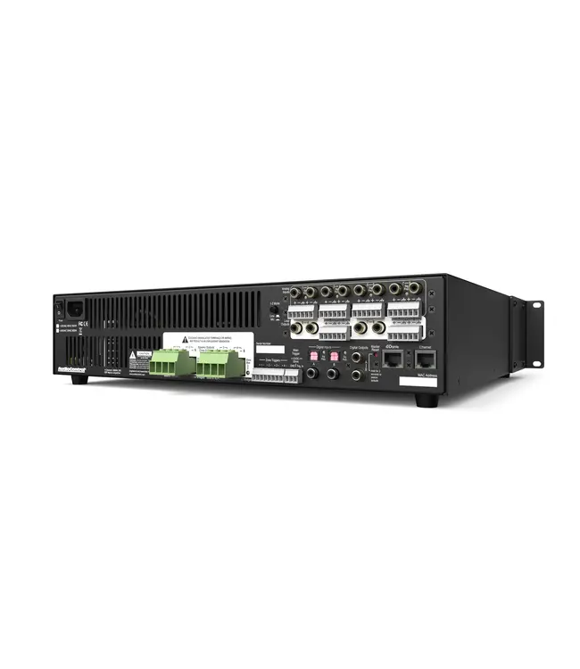 AudioControl CM4-750D - 4-kanaals Dante / DSP-versterker met 70V/100V ondersteuning