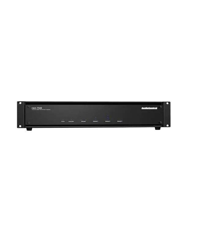 AudioControl CM3-750D - 3-kanaals Dante / DSP-versterker met 70V/100V ondersteuning