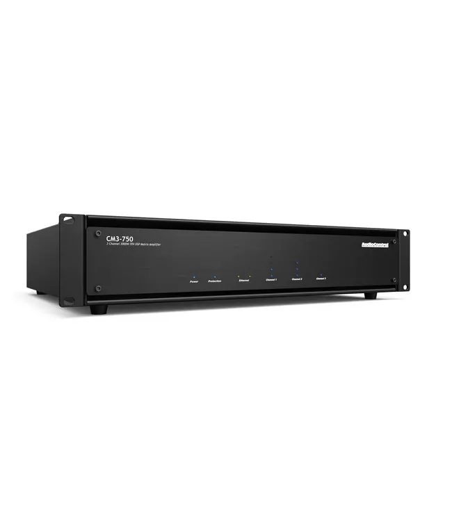 AudioControl CM3-750 - 3-kanaals DSP-versterker met 70V/100V ondersteuning