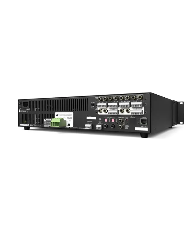 AudioControl CM2-750 - 2-kanaals DSP-versterker met 70V/100V ondersteuning