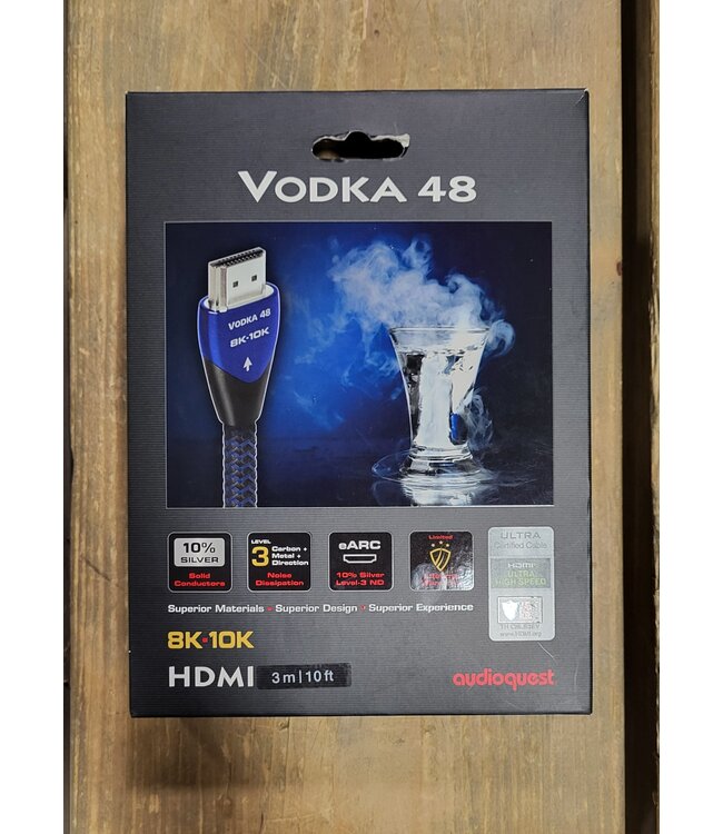 Audioquest Vodka 48 HDMI 3.0m - HDMI Kabel