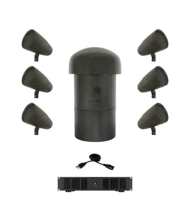 Sonance LS6T SAT/LS12T 6.1 SYS w/ DSP 2-750 MKIII - 6.1 Buitenluidsprekerset