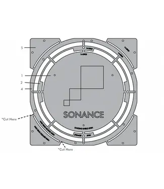 Sonance Medium Architectural Series Plaster Shim