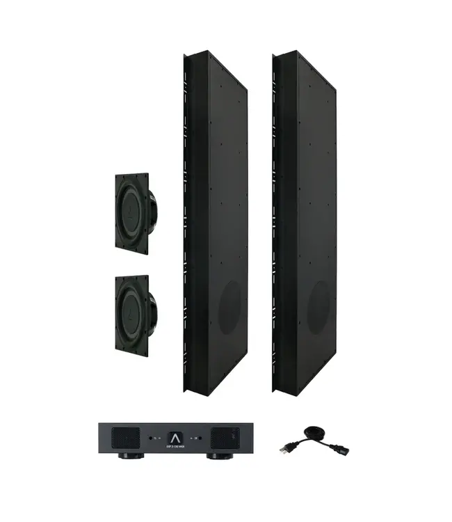 Sonance R10SUB KIT (2 x R10SUB, 2 x R10 SUB ENCLOSURES and 1 x DSP2-150) - Inbouw Subwoofer Complete Kit