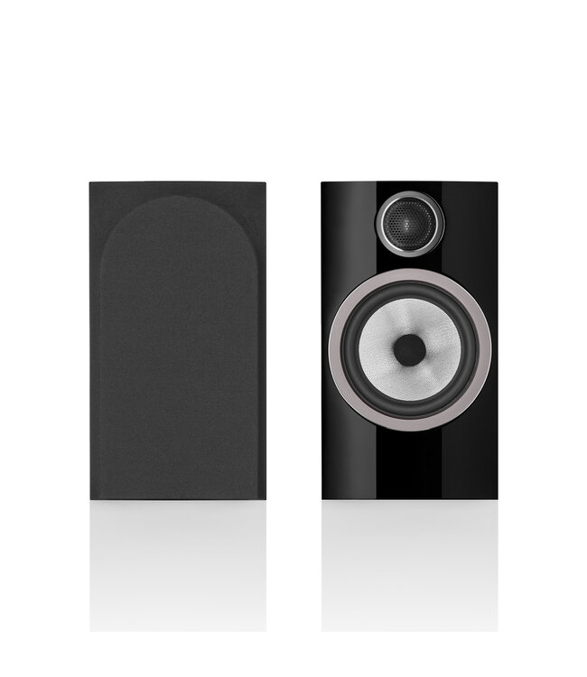 Bowers & Wilkins 706 S3 Zwart (Set van 2) - Boekenplank Luidsprekers