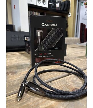 Audioquest Carbon AES/EBU > RCA 1.5 meter - AES/EBU naar RCA Kabel Audioquest Carbon AES/EBU > RCA 1.5 meter - AES/EBU naar RCA Kabel