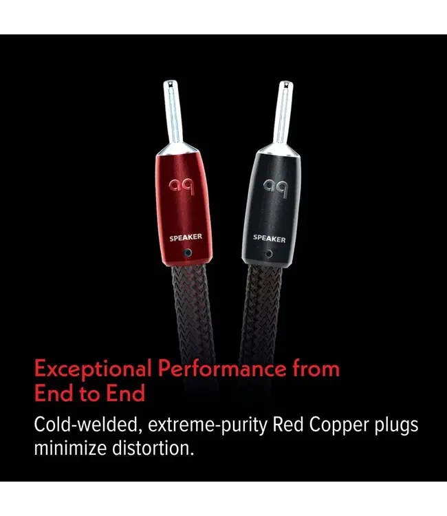 Audioquest BraveHeart Zero - Luidsprekerkabel