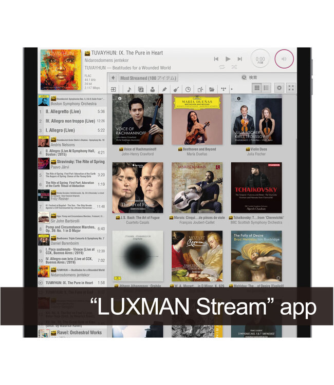 Luxman NT-07 Black Edition Centennial - Streamer