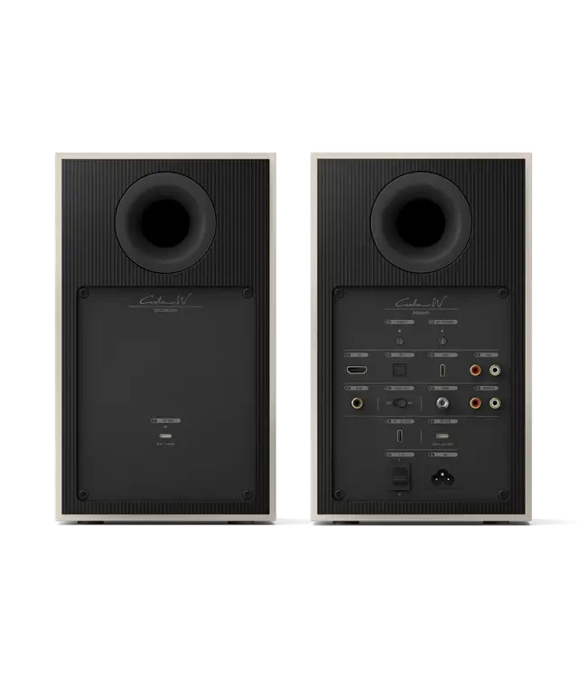 KEF Coda W (Set van 2) - Draadloze Boekenplank Luidsprekers