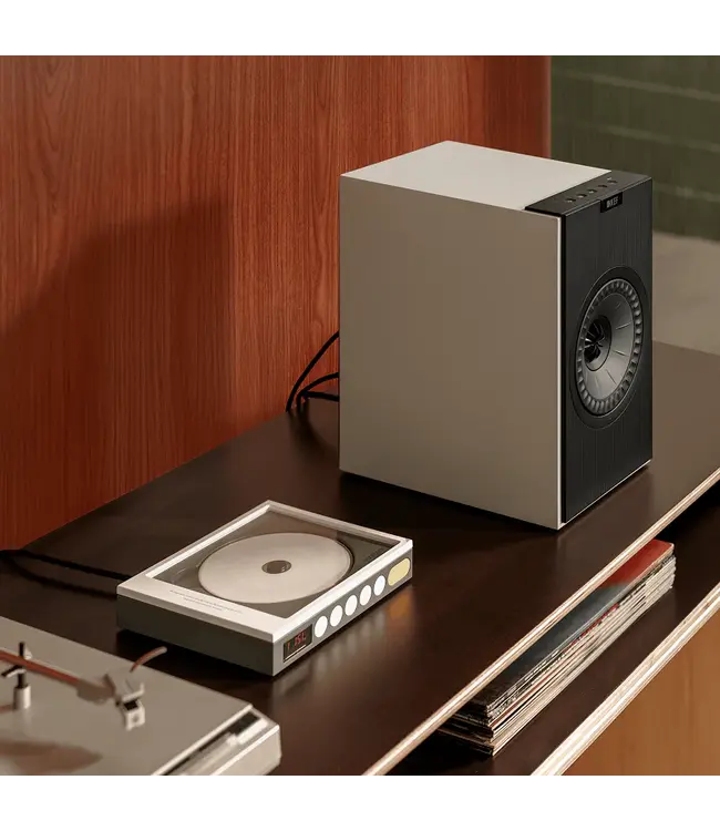 KEF Coda W (Set van 2) - Draadloze Boekenplank Luidsprekers