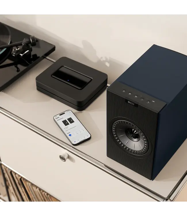 KEF Coda W (Set van 2) - Draadloze Boekenplank Luidsprekers