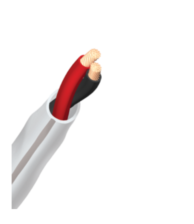 Audioquest SliP-DB16/2 Wit (van de Rol) 6 meter - Luidsprekerkabel