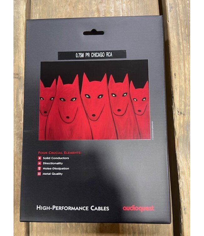 Audioquest Chicago RCA - RCA 0,75m - Analoge Interlink