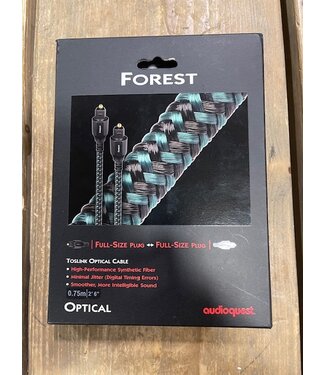 Audioquest Forest Optical 0,75 meter - optische kabel Audioquest Forest Optical 0,75 meter - optische kabel