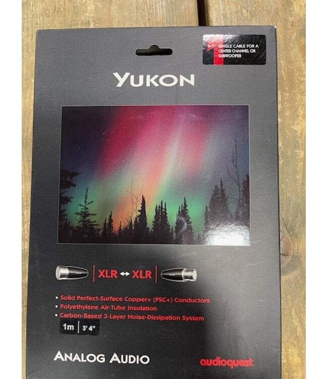 Audioquest Yukon XLR 1m SINGLE - XLR Kabel