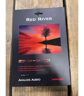 Audioquest Red River XLR 0,5 meter - XLR Kabel