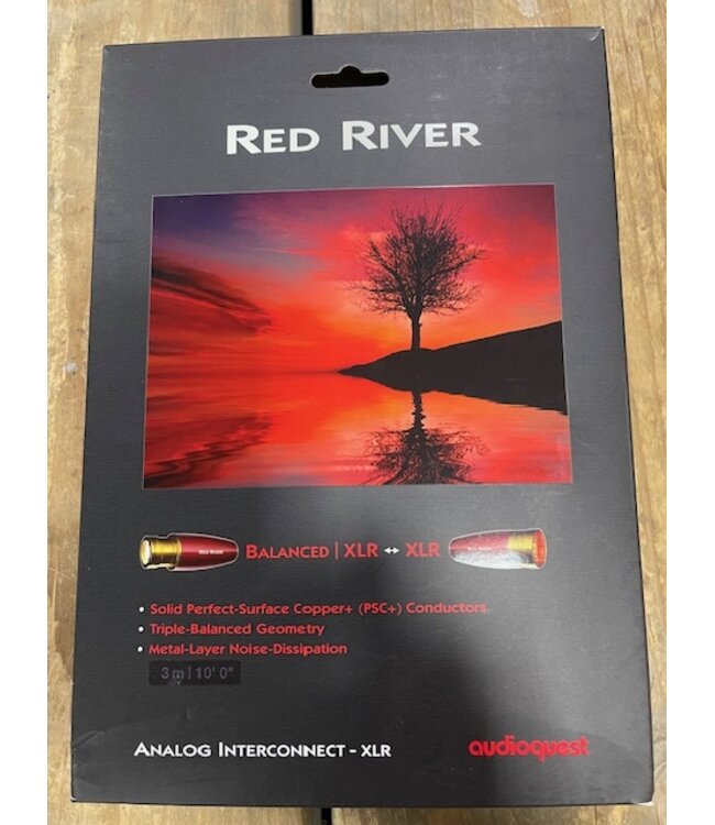 Audioquest Red River XLR 3 meter - XLR Kabel