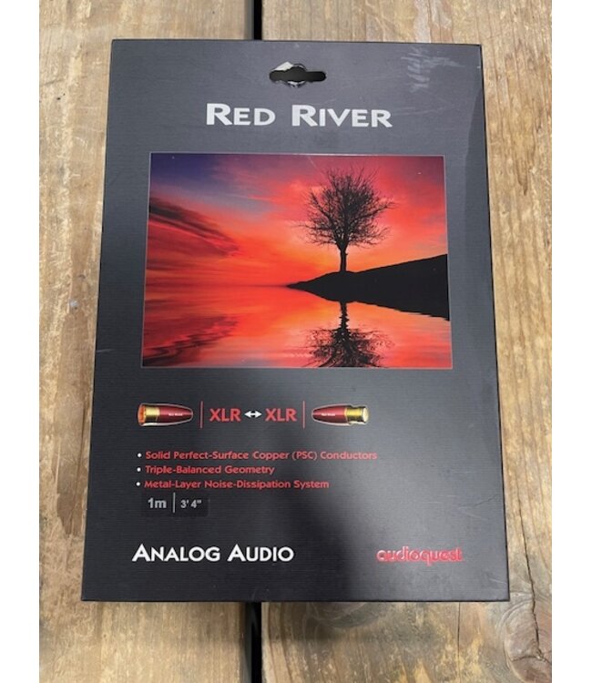 Audioquest Red River XLR 1 meter - XLR Kabel