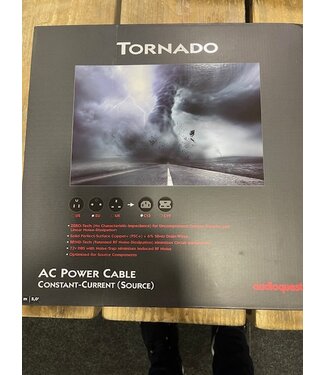 Audioquest Tornado Source 1,5 meter C13 - Stroomkabel Audioquest Tornado Source 1,5 meter C13 - Stroomkabel